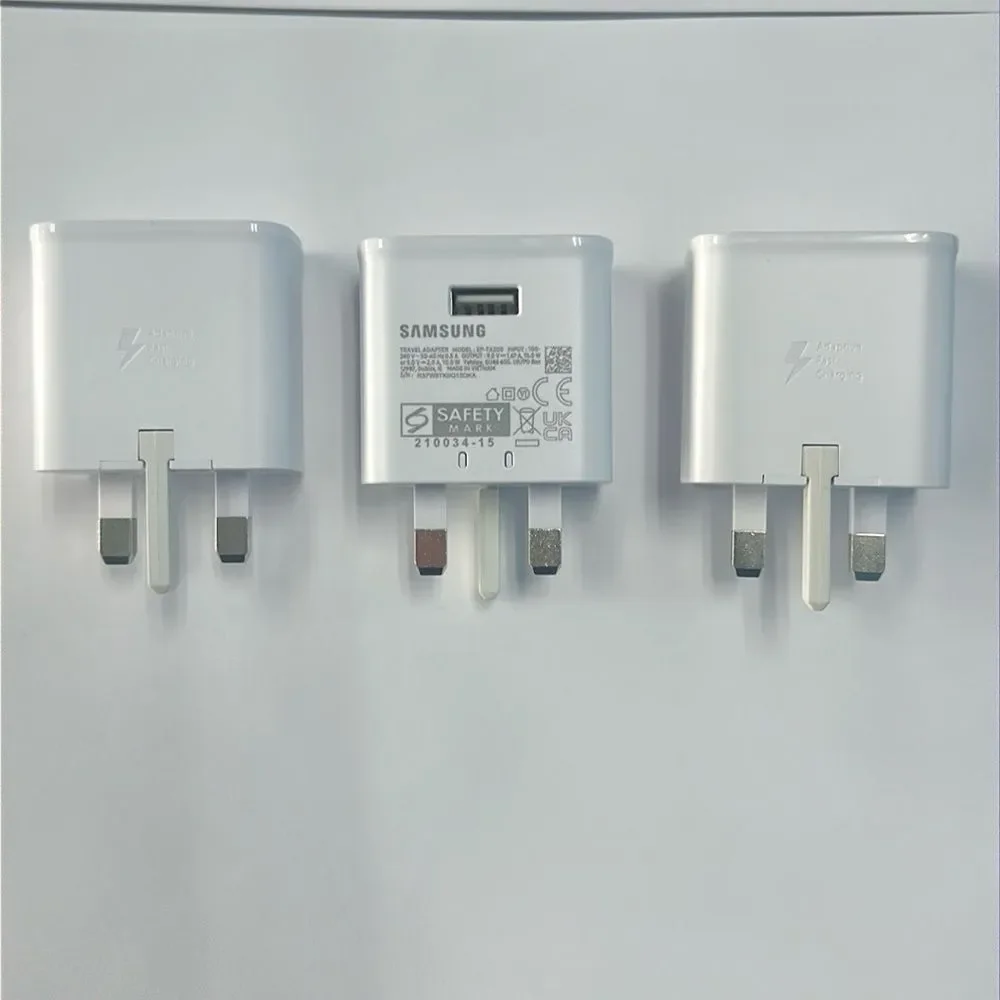 NEW 3 Pack Samsung (9V/1.67A) 15W EU Travel Adapter Charger - White(EP-TA200)